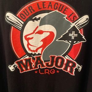 LRG Men’s T-Shirt “Major League” Black - 2XL